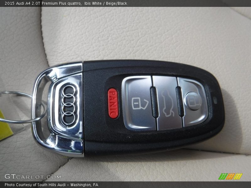 Ibis White / Beige/Black 2015 Audi A4 2.0T Premium Plus quattro