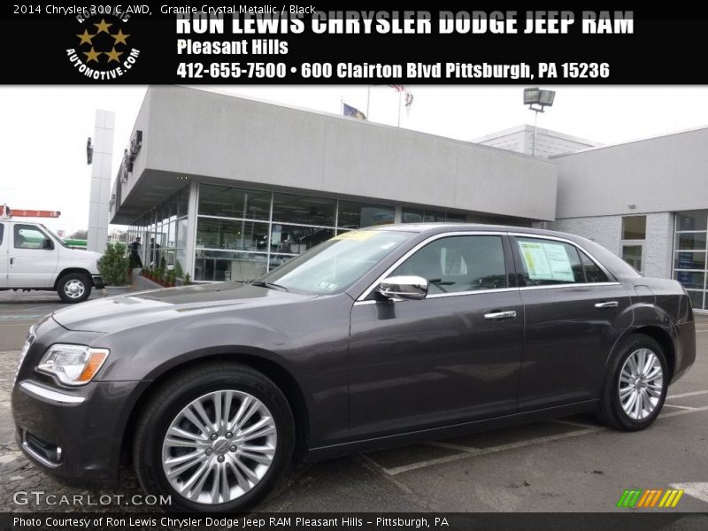 Granite Crystal Metallic / Black 2014 Chrysler 300 C AWD