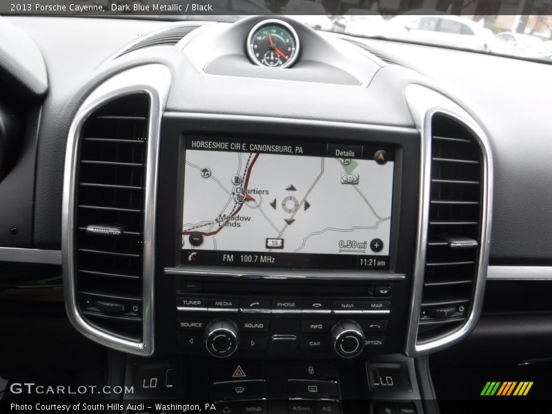 Dark Blue Metallic / Black 2013 Porsche Cayenne