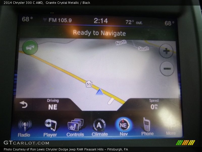 Granite Crystal Metallic / Black 2014 Chrysler 300 C AWD