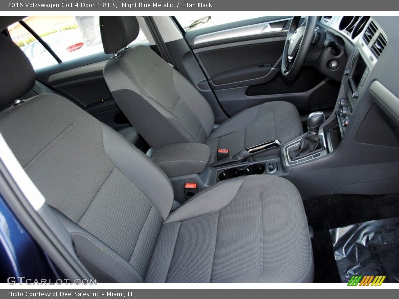 Front Seat of 2016 Golf 4 Door 1.8T S