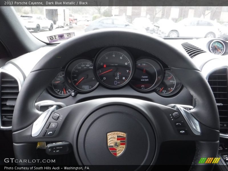 Dark Blue Metallic / Black 2013 Porsche Cayenne