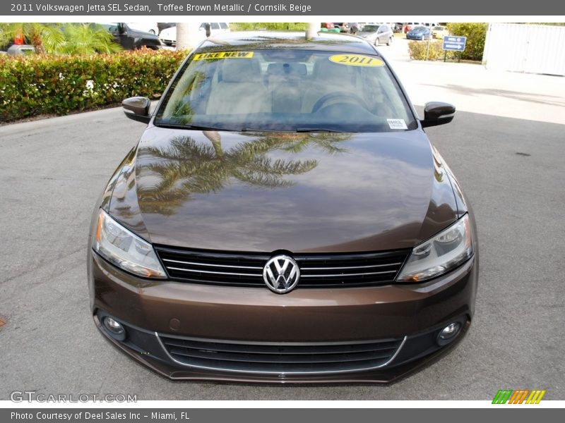 Toffee Brown Metallic / Cornsilk Beige 2011 Volkswagen Jetta SEL Sedan