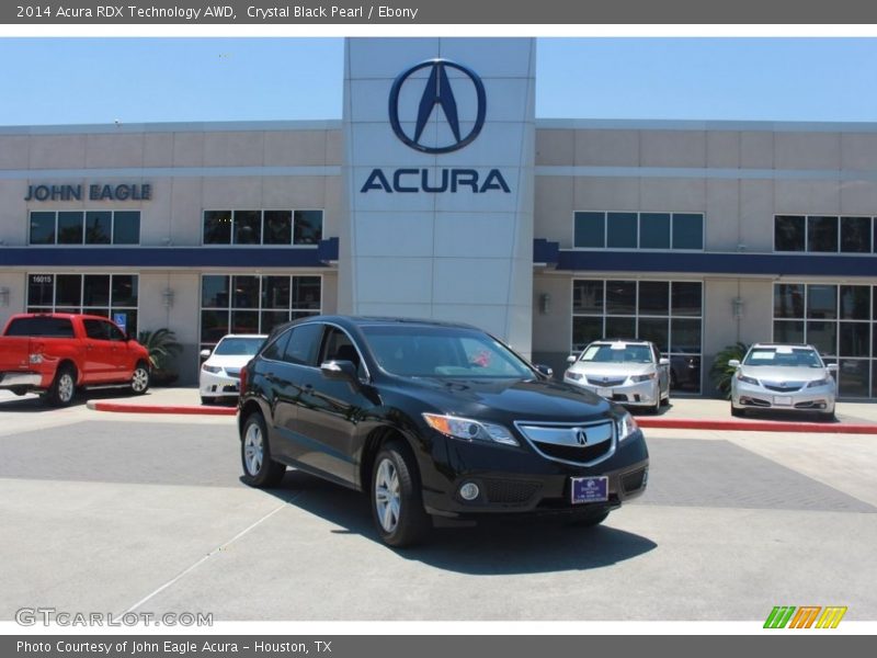 Crystal Black Pearl / Ebony 2014 Acura RDX Technology AWD