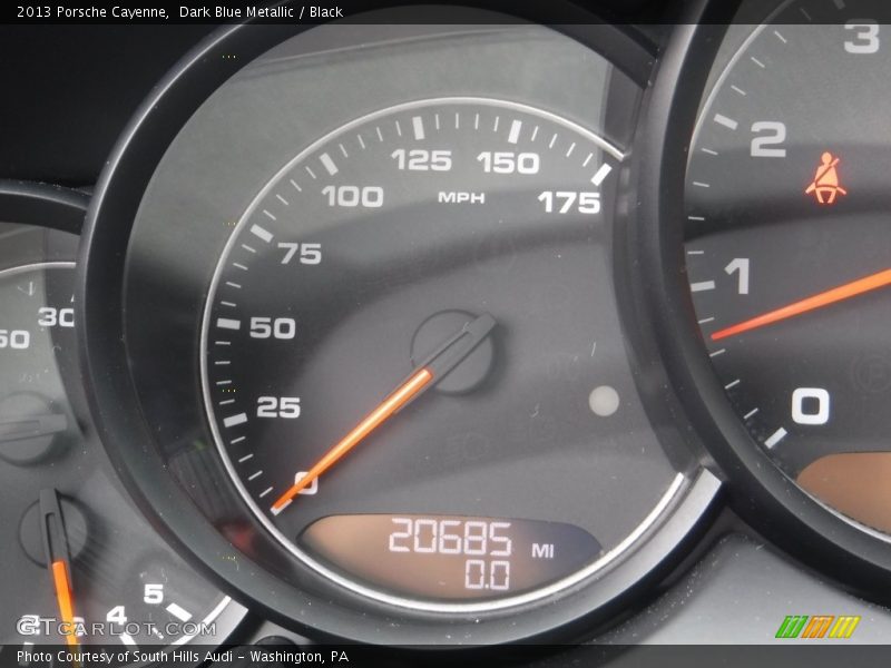 Dark Blue Metallic / Black 2013 Porsche Cayenne