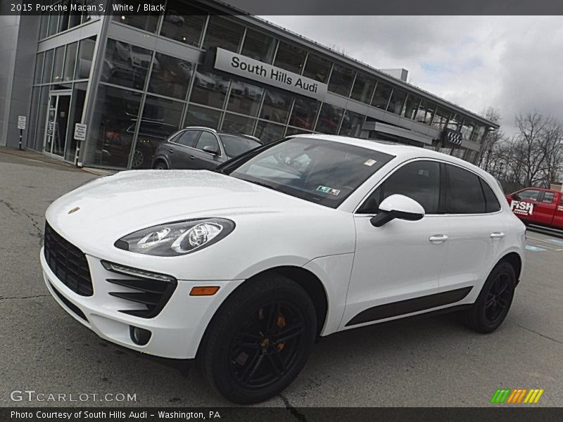 White / Black 2015 Porsche Macan S