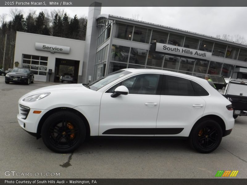 White / Black 2015 Porsche Macan S