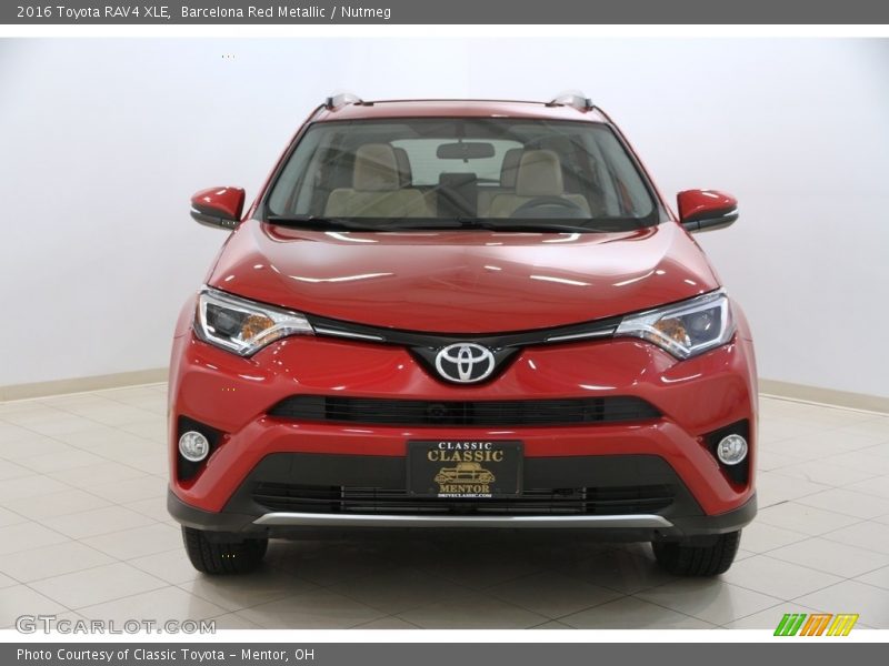 Barcelona Red Metallic / Nutmeg 2016 Toyota RAV4 XLE