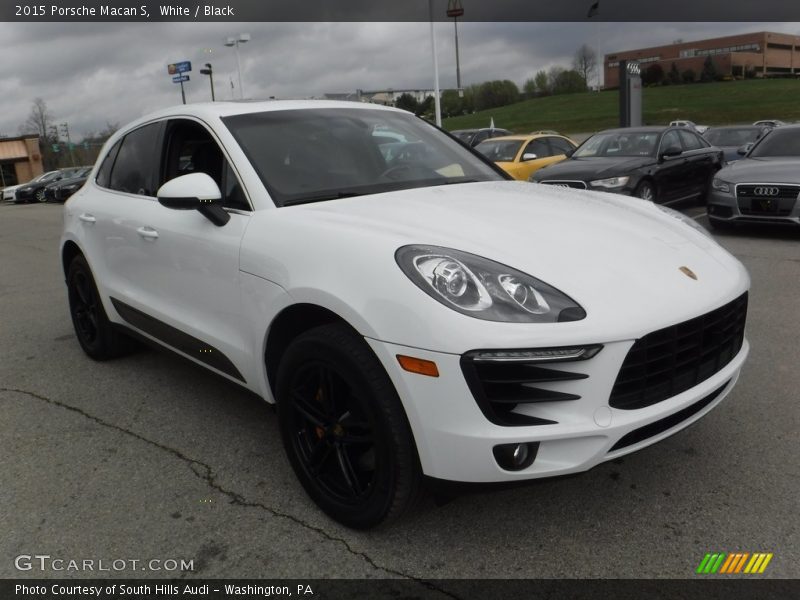 White / Black 2015 Porsche Macan S