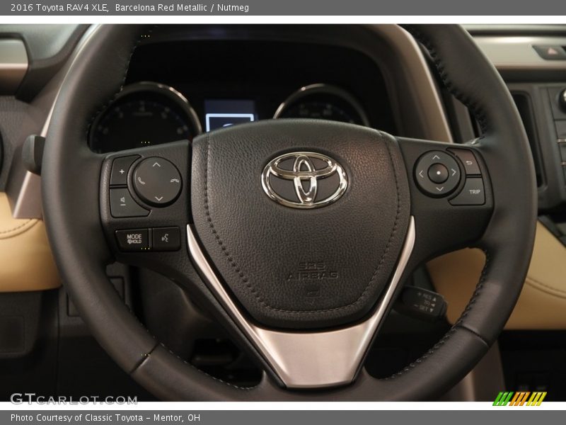 Barcelona Red Metallic / Nutmeg 2016 Toyota RAV4 XLE