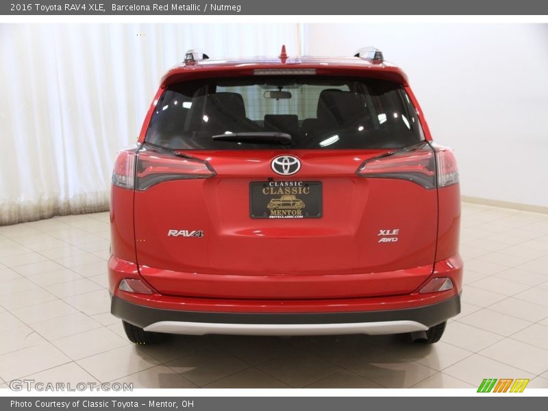 Barcelona Red Metallic / Nutmeg 2016 Toyota RAV4 XLE