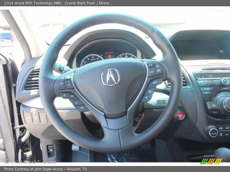 Crystal Black Pearl / Ebony 2014 Acura RDX Technology AWD