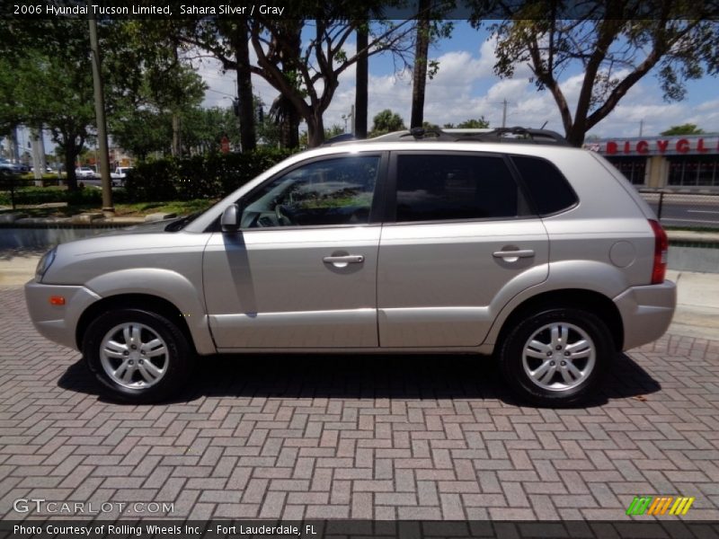 Sahara Silver / Gray 2006 Hyundai Tucson Limited