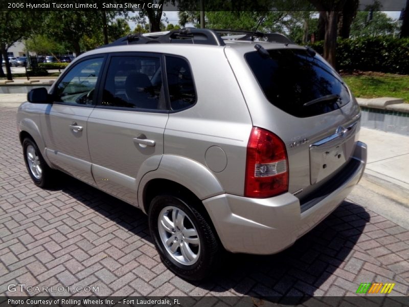 Sahara Silver / Gray 2006 Hyundai Tucson Limited