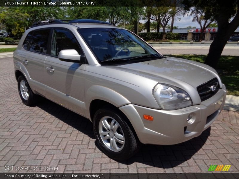 Sahara Silver / Gray 2006 Hyundai Tucson Limited