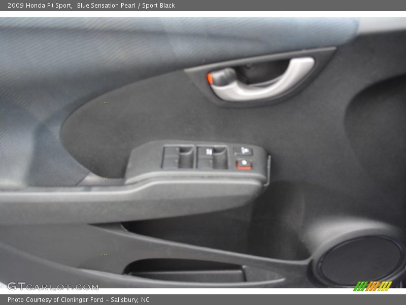 Blue Sensation Pearl / Sport Black 2009 Honda Fit Sport