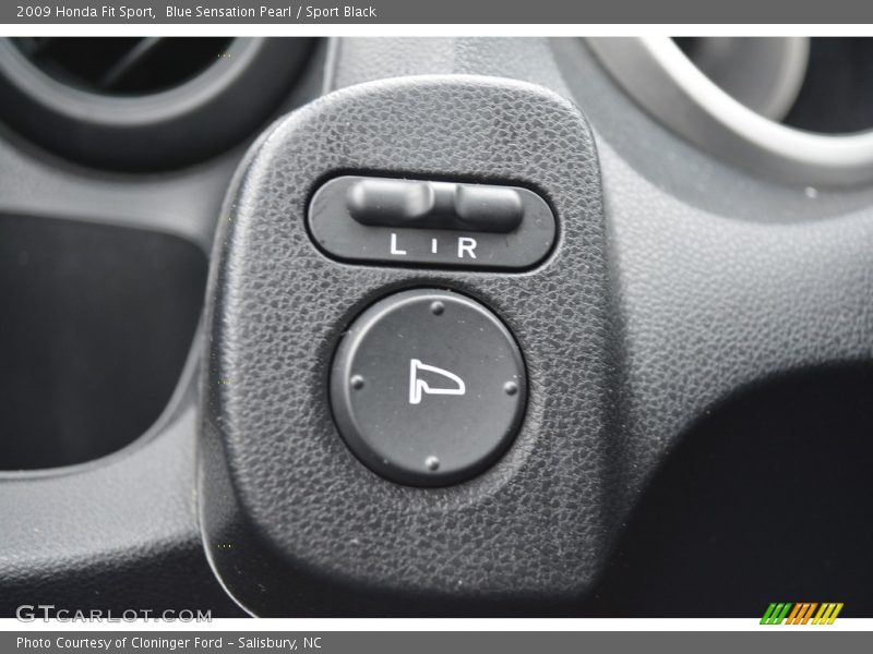 Blue Sensation Pearl / Sport Black 2009 Honda Fit Sport