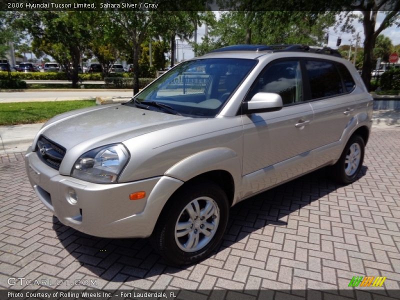 Sahara Silver / Gray 2006 Hyundai Tucson Limited