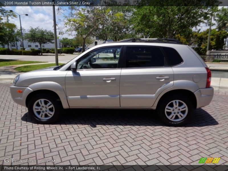 Sahara Silver / Gray 2006 Hyundai Tucson Limited