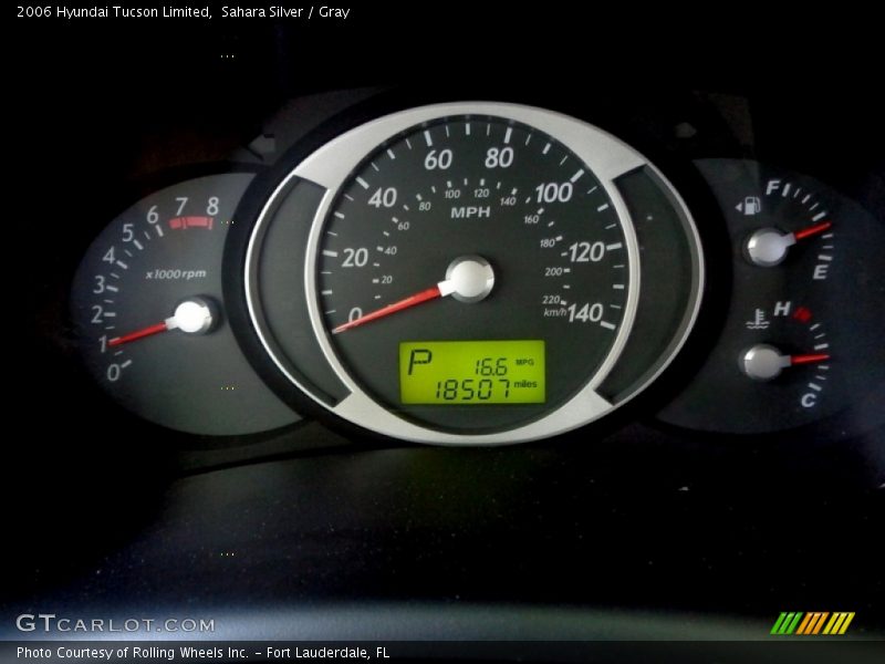 Sahara Silver / Gray 2006 Hyundai Tucson Limited