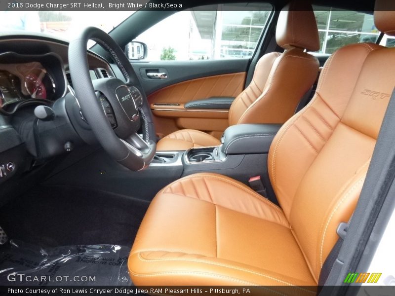 Front Seat of 2016 Charger SRT Hellcat
