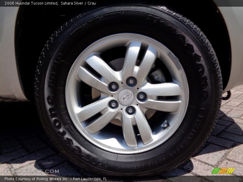 Sahara Silver / Gray 2006 Hyundai Tucson Limited