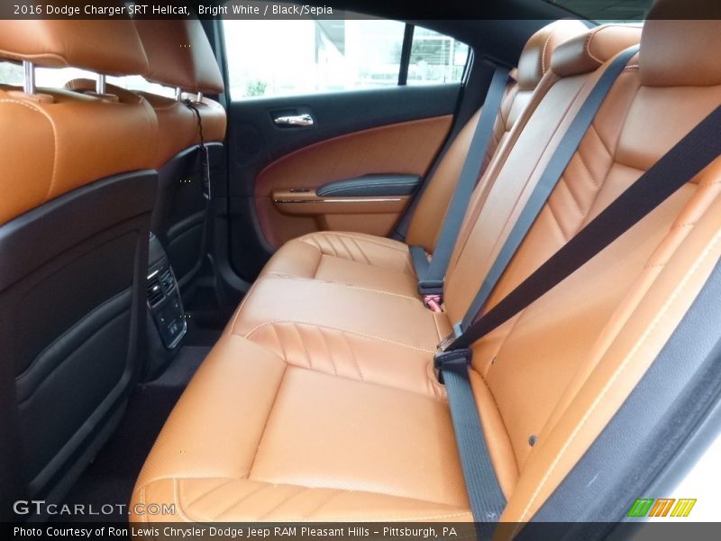 Rear Seat of 2016 Charger SRT Hellcat