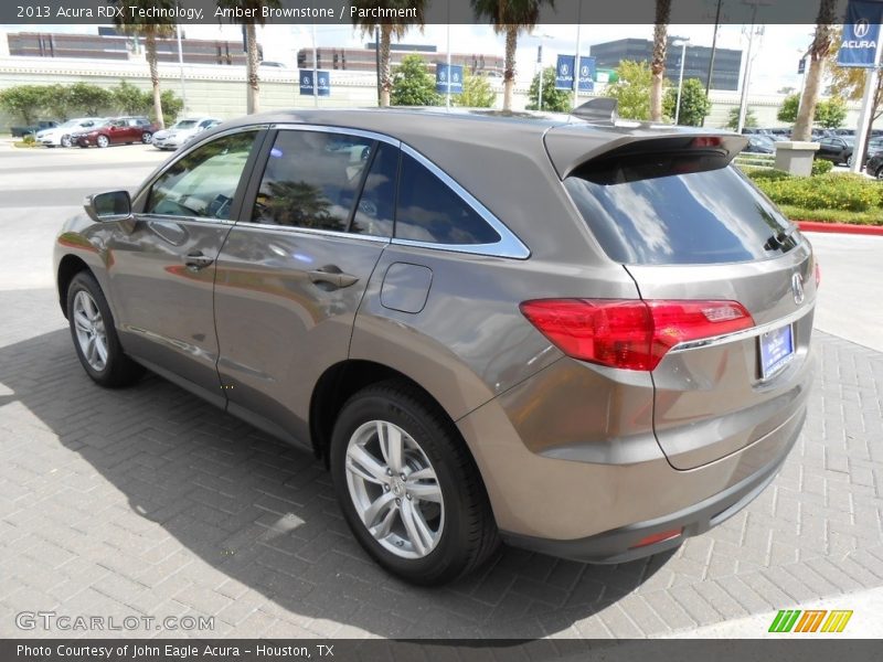 Amber Brownstone / Parchment 2013 Acura RDX Technology