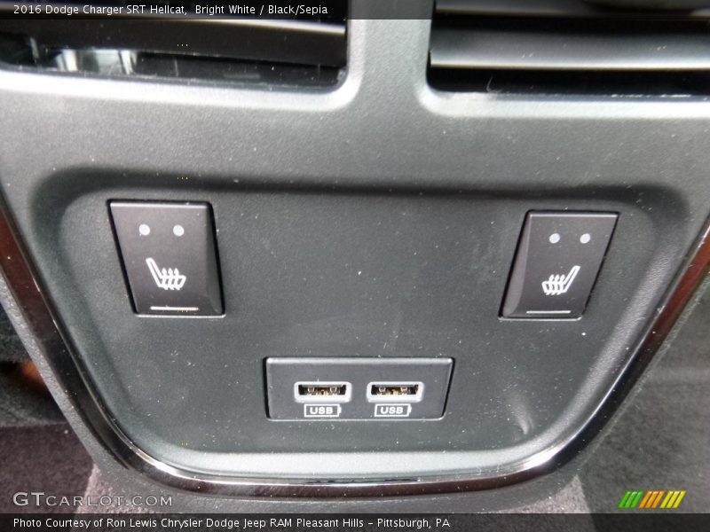 Controls of 2016 Charger SRT Hellcat