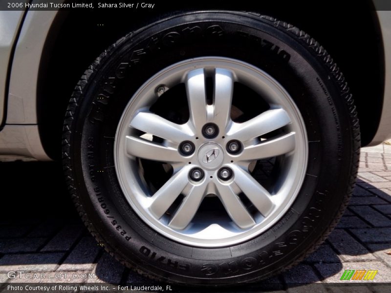 Sahara Silver / Gray 2006 Hyundai Tucson Limited