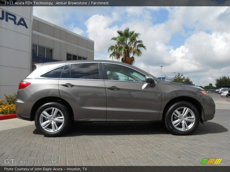 Amber Brownstone / Parchment 2013 Acura RDX Technology