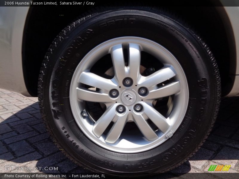 Sahara Silver / Gray 2006 Hyundai Tucson Limited