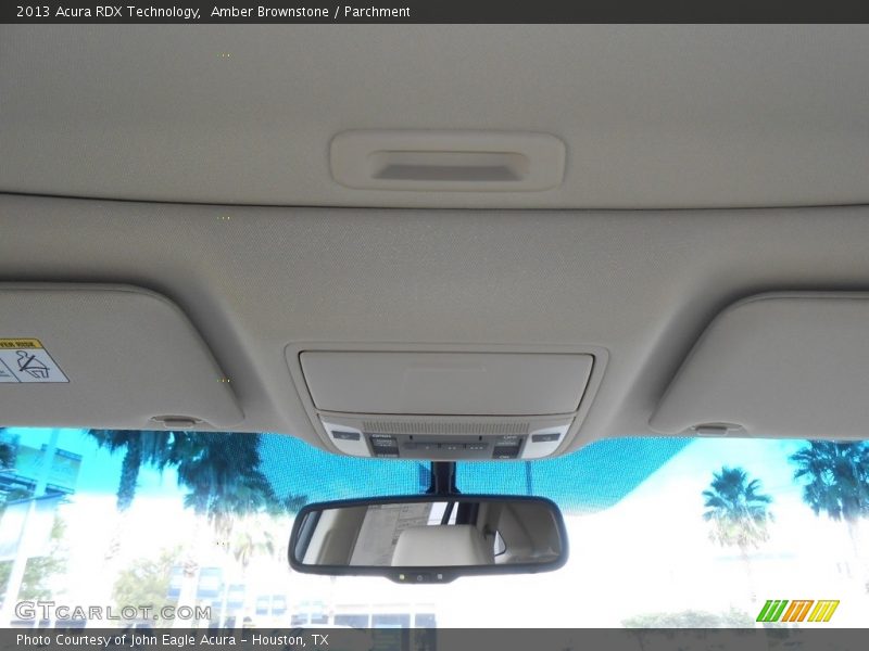 Amber Brownstone / Parchment 2013 Acura RDX Technology