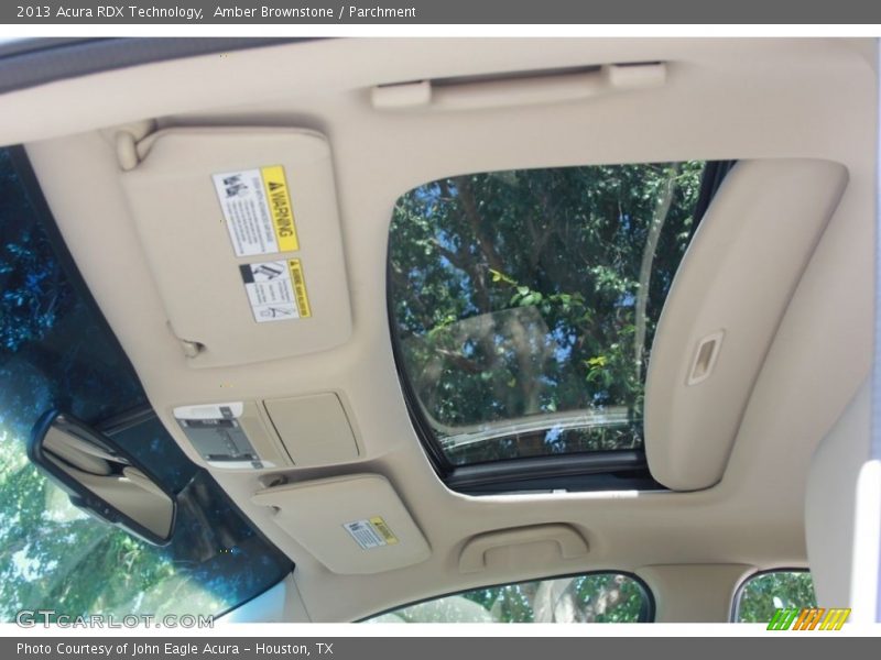 Amber Brownstone / Parchment 2013 Acura RDX Technology