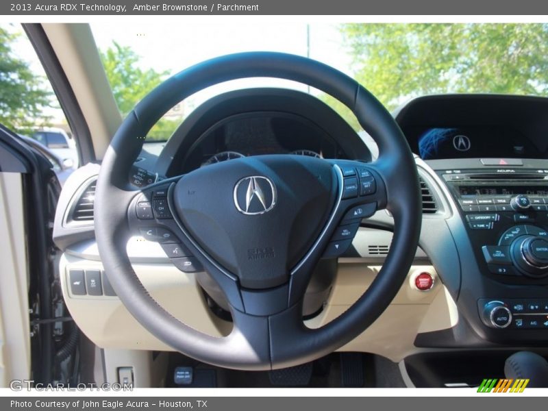 Amber Brownstone / Parchment 2013 Acura RDX Technology