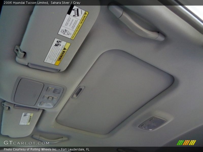 Sahara Silver / Gray 2006 Hyundai Tucson Limited