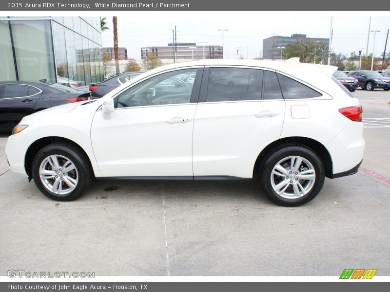 White Diamond Pearl / Parchment 2015 Acura RDX Technology