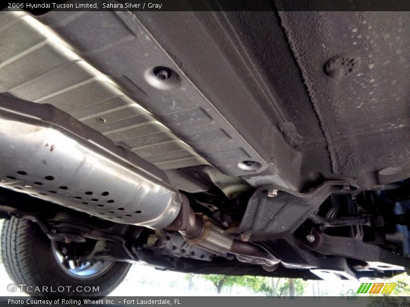 Sahara Silver / Gray 2006 Hyundai Tucson Limited