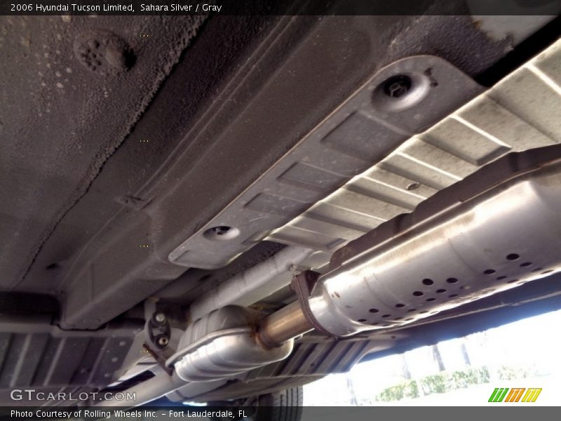 Sahara Silver / Gray 2006 Hyundai Tucson Limited