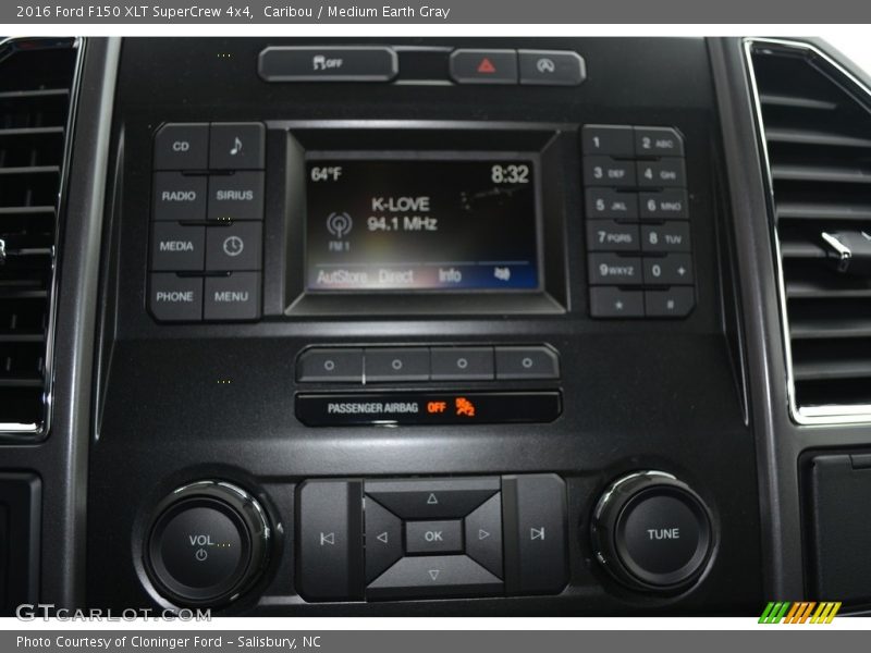 Controls of 2016 F150 XLT SuperCrew 4x4