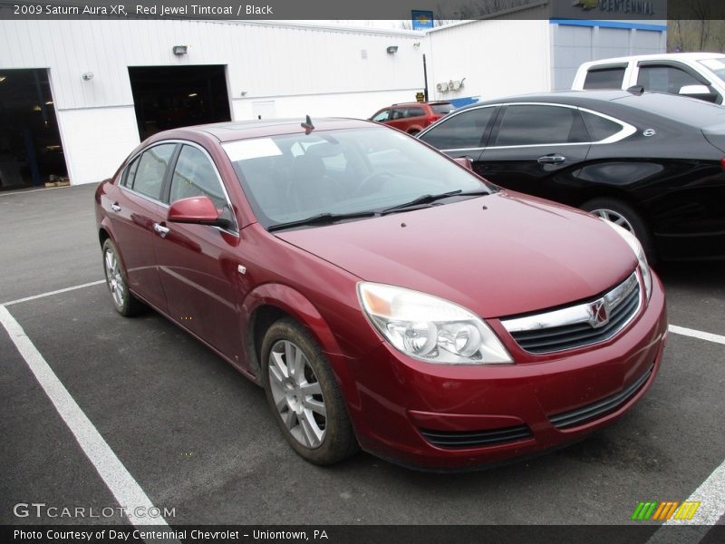 Red Jewel Tintcoat / Black 2009 Saturn Aura XR