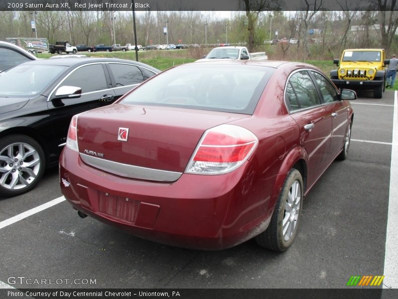 Red Jewel Tintcoat / Black 2009 Saturn Aura XR