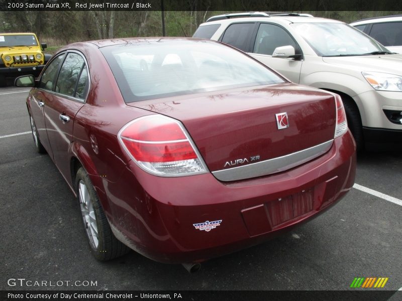 Red Jewel Tintcoat / Black 2009 Saturn Aura XR