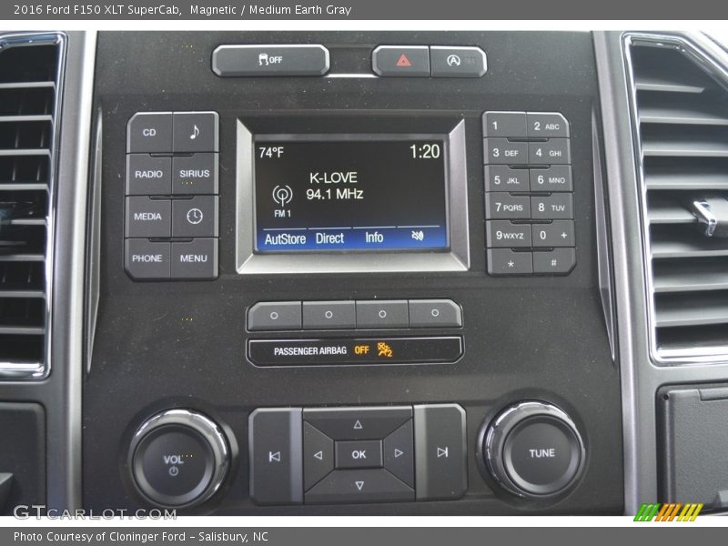 Magnetic / Medium Earth Gray 2016 Ford F150 XLT SuperCab