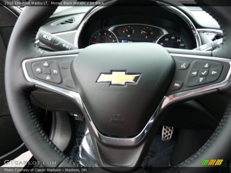 Mosaic Black Metallic / Jet Black 2016 Chevrolet Malibu LT