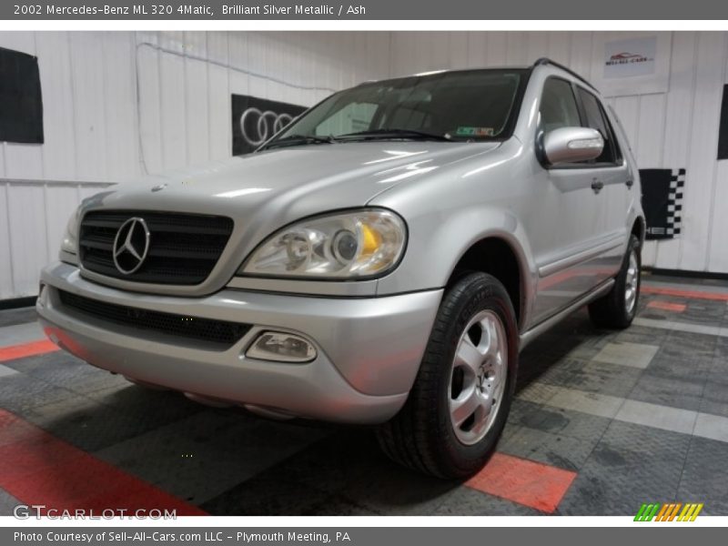 Brilliant Silver Metallic / Ash 2002 Mercedes-Benz ML 320 4Matic