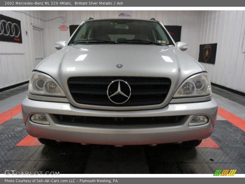 Brilliant Silver Metallic / Ash 2002 Mercedes-Benz ML 320 4Matic