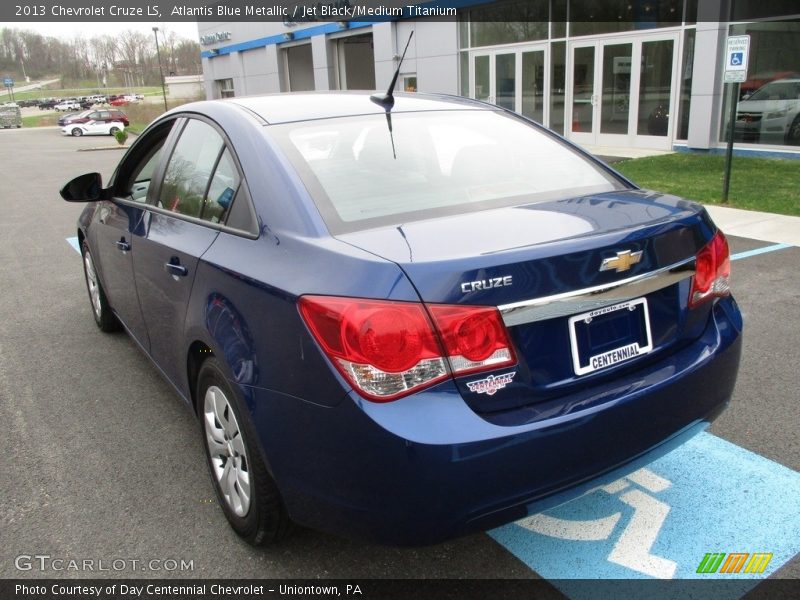 Atlantis Blue Metallic / Jet Black/Medium Titanium 2013 Chevrolet Cruze LS