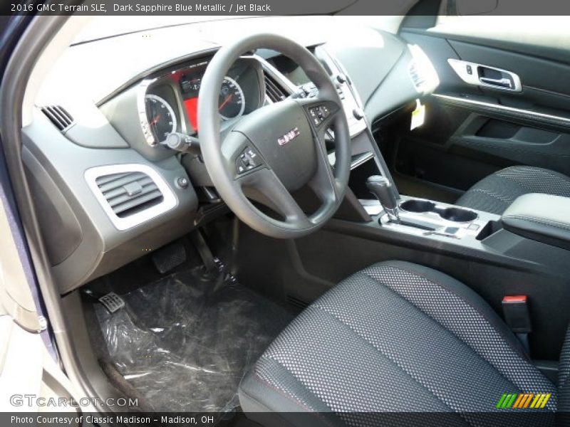 Dark Sapphire Blue Metallic / Jet Black 2016 GMC Terrain SLE