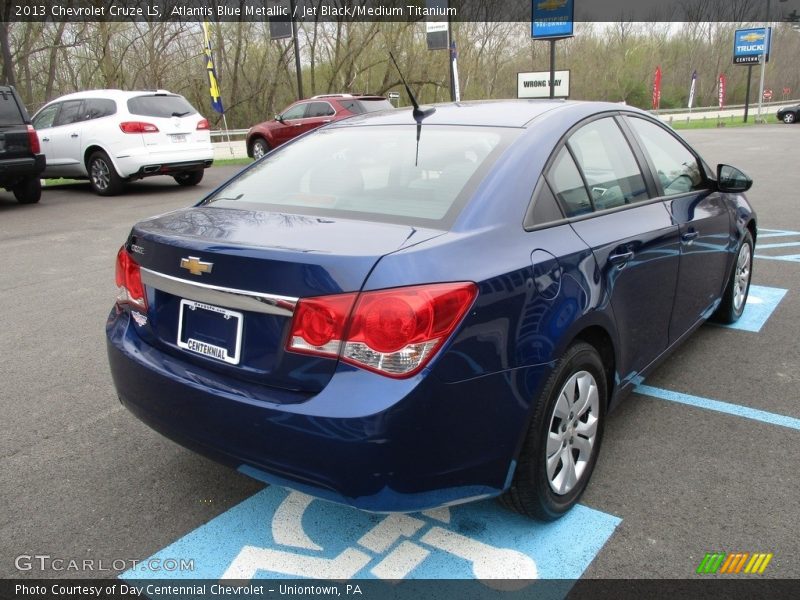 Atlantis Blue Metallic / Jet Black/Medium Titanium 2013 Chevrolet Cruze LS